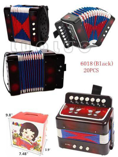 Picture of Black Color Musical Accordion 20 pc