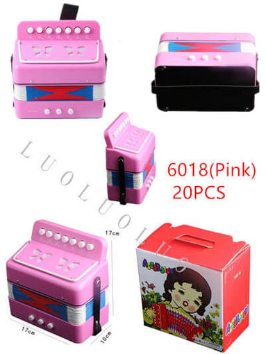 Picture of Pink Color Musical Accordion 20 pc