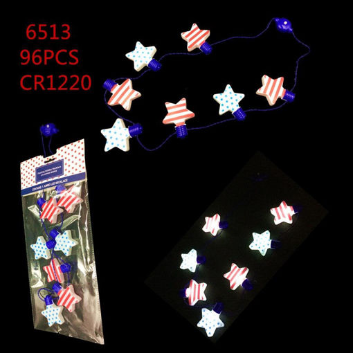 Picture of LED Stripe Star Necklace 96 pcs