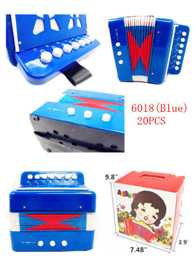 Picture of Blue Color Musical Accordion 20 pc