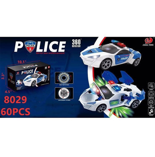 Picture of Police Car w/Sound and Light 60 pcs