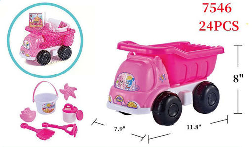Picture of Pink Beach Bucket Car 24 PCS