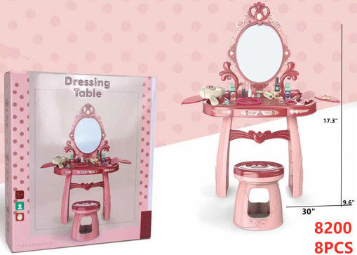Picture of Princess Makeup Vanity Table 6 PCS