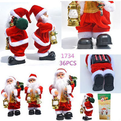 Picture of Dancing Santa Claus w/LED Lantern 36 PCS
