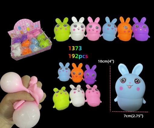 Picture of Cute Bunny Squishy filled w/Flour 16 dz