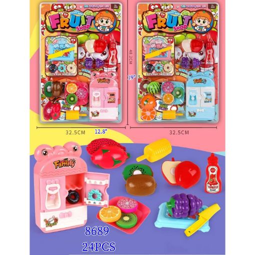 Picture of Fruit w/Refrigerator playset 24 PCS