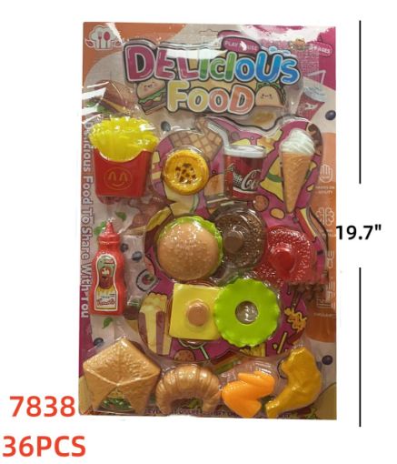 Picture of Fast Food Playset 36 pcs