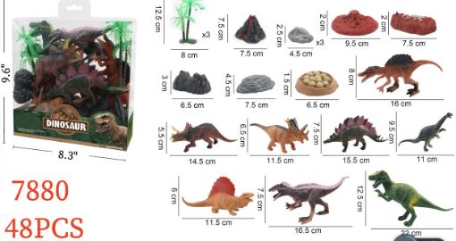 Picture of Dino Figure in PVC box 48 PCS
