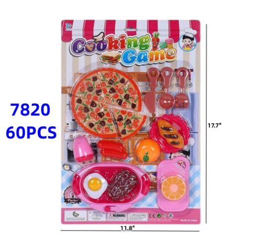 Picture of Pizza and Steak Playset 60 pcs