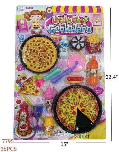 Picture of Two Pizza Playset 36 pcs