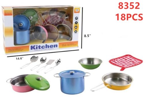Picture of Stainless Steel Kitchen Set 18 PCS