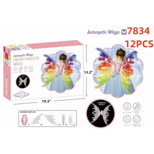 Picture of Big Dreamy Princess Wings 12 pcs