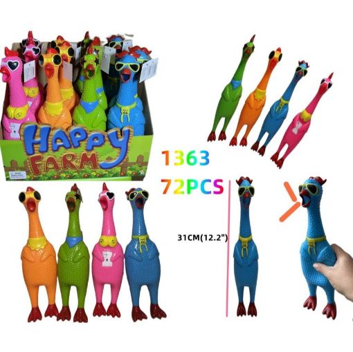 Picture of 12" Rubber Chicken 72 PCS