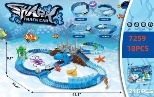 Picture of Shark Track Car 18 PCS