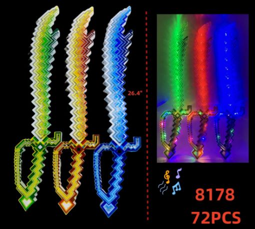 Picture of Light up Pixel Sword 72 PCS