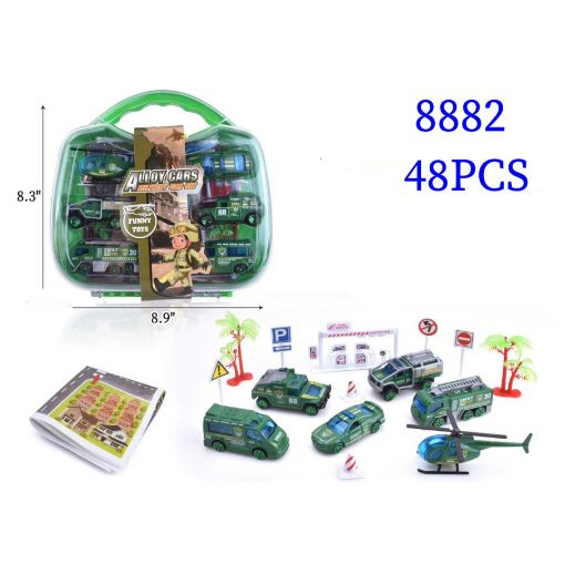 Picture of Alloy Cars Military Car Set  48 PCS