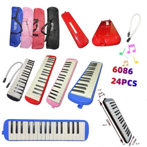 Picture of 32 Key Melodica Instrument w/Mouthpiece 24 PCS