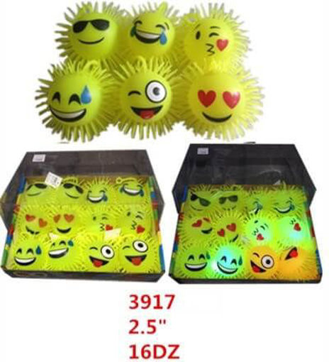Picture of Flahing Emoji Puffer Ball 16 dz