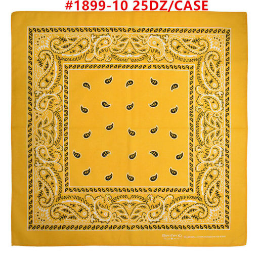 Picture of Yellow Color Bandana 25 dz