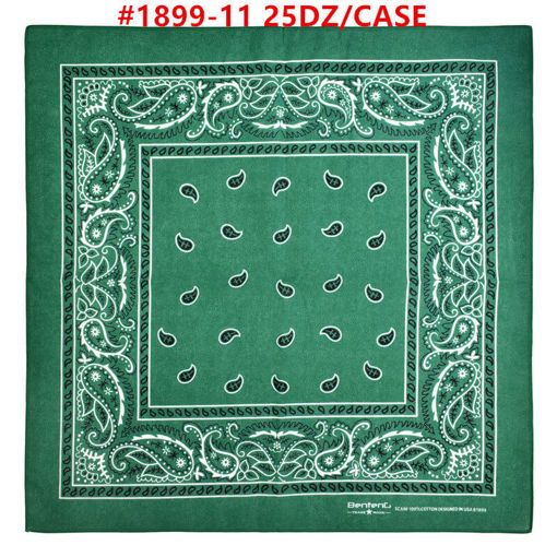 Picture of Green Color Bandana 25 dz