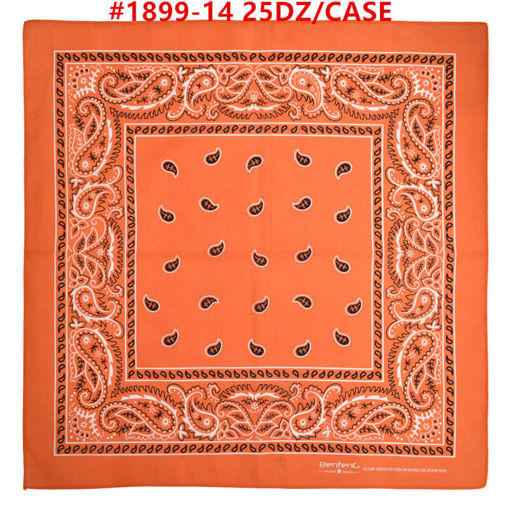 Picture of Orange Color Bandana 25 dz