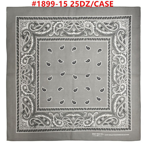 Picture of Gray Color Bandana 25 dz