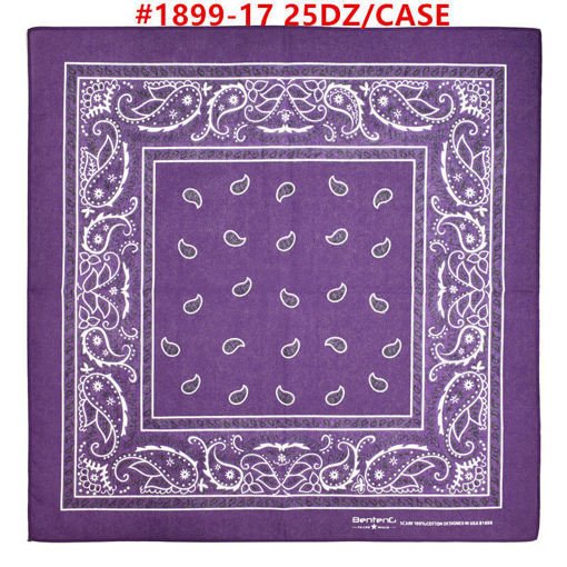 Picture of Purple Color Bandana 25 dz