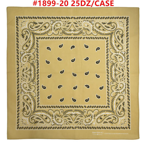 Picture of Mustard Color Bandana 25 dz