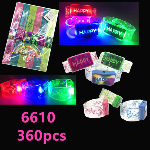 Picture of Happy Light Up Bracelet 30 dz