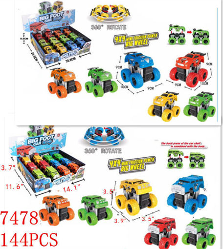 Abc Trading Wholesale 4x4 Mini Big Foot Friction Car 12 Dz 7478 Abc Trading Wholesale 4x4 Mini Big Foot Friction Car 12 Dz 7478