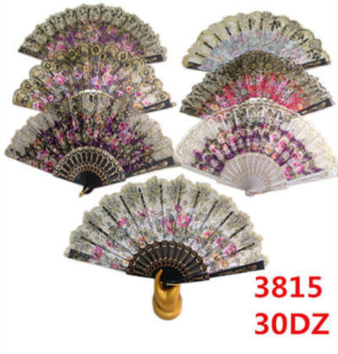 Picture of Floral & Glitter Lady Fan 30 dz
