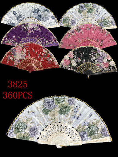 Picture of Lady Fan Assorted Colors Flower Deco 30 dz