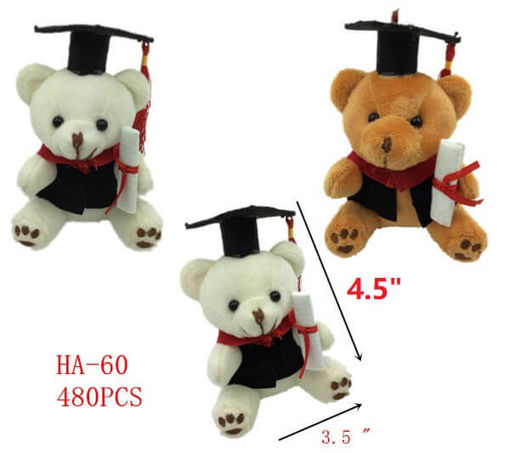 Picture of Graduation 9CM Teddy Bear 40 dz