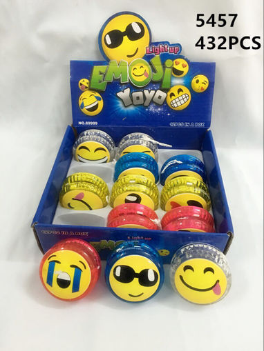 Picture of Flashing Emoji Happy-Face Yoyo 36 dz