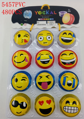 Picture of Flashing Emoji Yoyo in Pack 40 dz