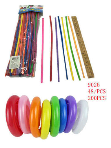 Picture of Inflatable String Balloon 30cm 48 pks 200 card