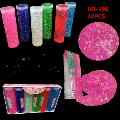 Picture of Crystal-Glitter Slime in Tube (6 pcs) 8 pks