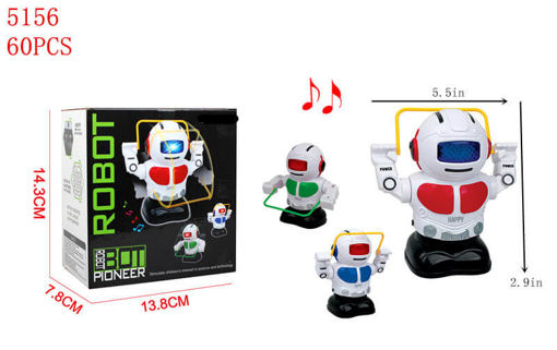 Picture of BO Robot Pioner w/Sound Effect & Lights 60 pc