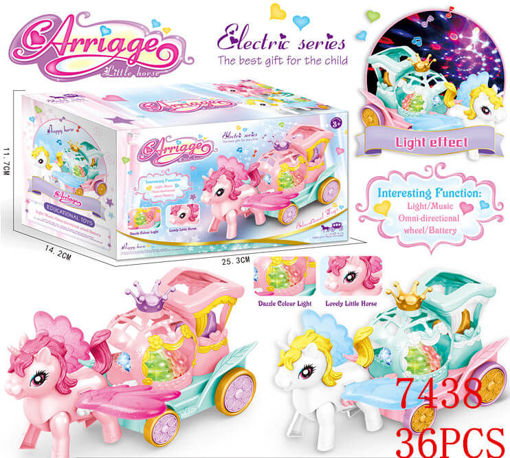 Picture of Flashing Unicorn Carriage w/Sound 36 pc