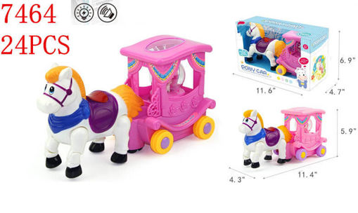 Picture of Horse Carrrige Music & Light 24 pcs