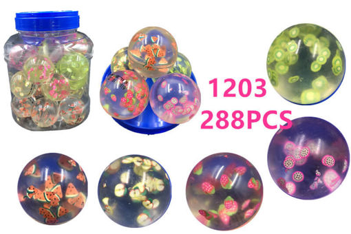 Picture of Fruit Clear Bouncing Ball (24 pcs) 12 pcs