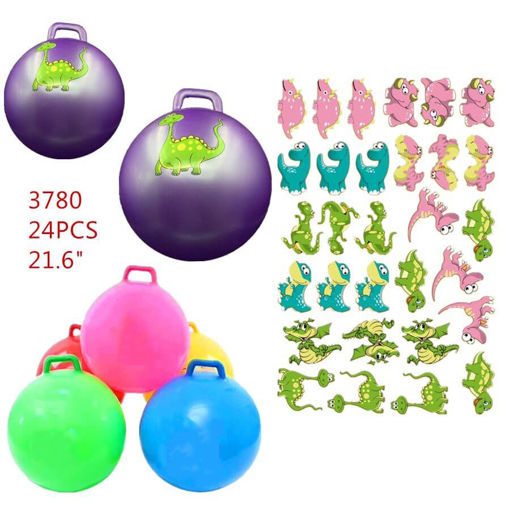 Picture of Dino Bouncing Ball 24 pc