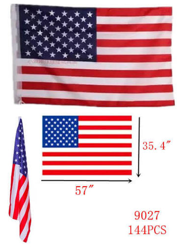 Picture of 57" USA Flag 144 pc (#90207)