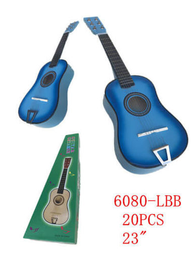 Picture of Blue Color Guitar 23" 20 pc