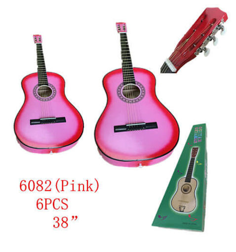 Picture of Pink Color Guitar 38" 6 pc