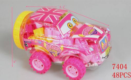 Picture of Pink-Car Blocks 48 pc