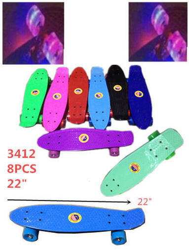 Picture of Assorted Color Skate Board (light) 22" 8 pc