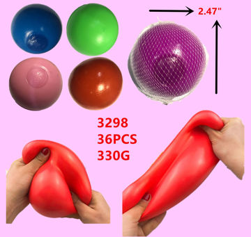 squishy ball with hair