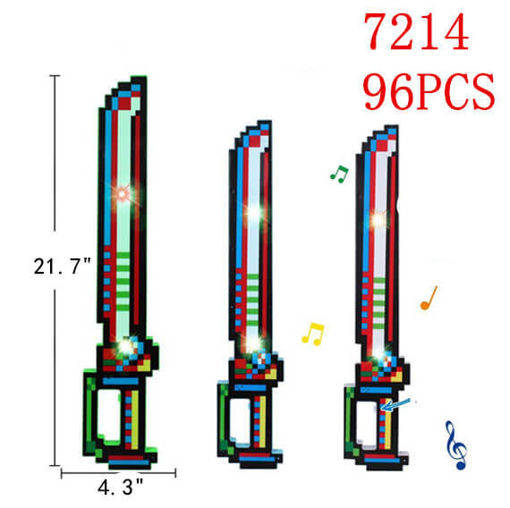 Picture of 3D Flashing Musical Sword 96 pc (#7214)