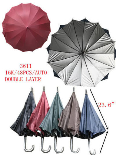 Picture of Assorted Solid Color Umbrella 23.6" 48 pc
